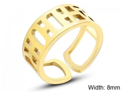 HY Wholesale Rings Jewelry 316L Stainless Steel Popular Rings-HY0124R188