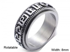 HY Wholesale Rings Jewelry 316L Stainless Steel Popular Rings-HY0127R038