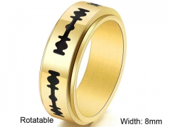 HY Wholesale Rings Jewelry 316L Stainless Steel Popular Rings-HY0127R102