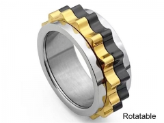 HY Wholesale Rings Jewelry 316L Stainless Steel Popular Rings-HY0141R046