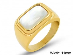 HY Wholesale Rings Jewelry 316L Stainless Steel Popular Rings-HY0124R162