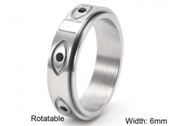 HY Wholesale Rings Jewelry 316L Stainless Steel Popular Rings-HY0127R070