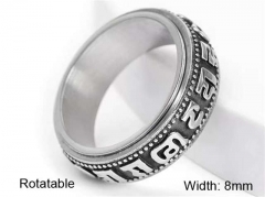 HY Wholesale Rings Jewelry 316L Stainless Steel Popular Rings-HY0125R086
