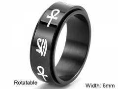 HY Wholesale Rings Jewelry 316L Stainless Steel Popular Rings-HY0127R110