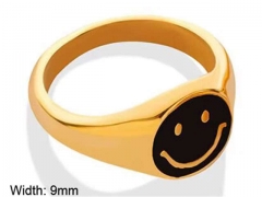 HY Wholesale Rings Jewelry 316L Stainless Steel Popular Rings-HY0124R263