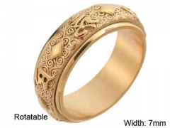 HY Wholesale Rings Jewelry 316L Stainless Steel Popular Rings-HY0127R179