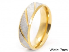 HY Wholesale Rings Jewelry 316L Stainless Steel Popular Rings-HY0125R036