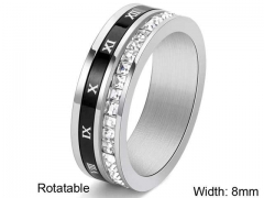 HY Wholesale Rings Jewelry 316L Stainless Steel Popular Rings-HY0127R048