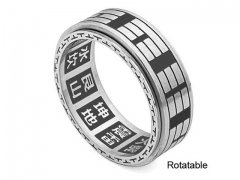 HY Wholesale Rings Jewelry 316L Stainless Steel Popular Rings-HY0141R003