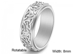 HY Wholesale Rings Jewelry 316L Stainless Steel Popular Rings-HY0127R221