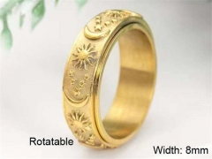 HY Wholesale Rings Jewelry 316L Stainless Steel Popular Rings-HY0125R003