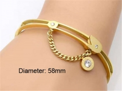 HY Wholesale Bangle Stainless Steel 316L Jewelry Bangle-HY0041B185