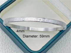 HY Wholesale Bangle Stainless Steel 316L Jewelry Bangle-HY0122B201