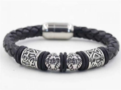 HY Wholesale Leather Bracelets Jewelry Popular Leather Bracelets-HY0129B043