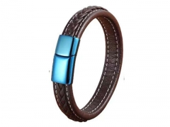 HY Wholesale Leather Bracelets Jewelry Popular Leather Bracelets-HY0130B287