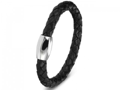 HY Wholesale Leather Bracelets Jewelry Popular Leather Bracelets-HY0130B218