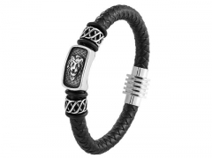 HY Wholesale Leather Bracelets Jewelry Popular Leather Bracelets-HY0120B078