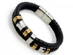 HY Wholesale Leather Bracelets Jewelry Popular Leather Bracelets-HY0041B023