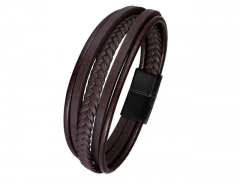 HY Wholesale Leather Bracelets Jewelry Popular Leather Bracelets-HY0120B050