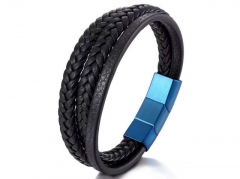 HY Wholesale Leather Bracelets Jewelry Popular Leather Bracelets-HY0137B098