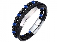 HY Wholesale Leather Bracelets Jewelry Popular Leather Bracelets-HY0136B107