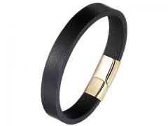 HY Wholesale Leather Bracelets Jewelry Popular Leather Bracelets-HY0136B021