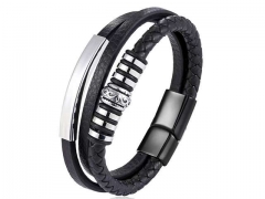 HY Wholesale Leather Bracelets Jewelry Popular Leather Bracelets-HY0136B068