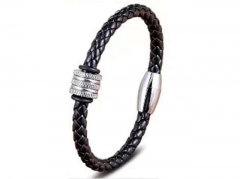 HY Wholesale Leather Bracelets Jewelry Popular Leather Bracelets-HY0130B147