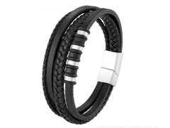 HY Wholesale Leather Bracelets Jewelry Popular Leather Bracelets-HY0129B017