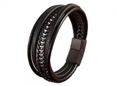 HY Wholesale Leather Bracelets Jewelry Popular Leather Bracelets-HY0130B376