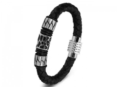 HY Wholesale Leather Bracelets Jewelry Popular Leather Bracelets-HY0130B318