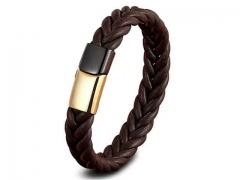 HY Wholesale Leather Bracelets Jewelry Popular Leather Bracelets-HY0130B101