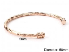 HY Wholesale Bangle Stainless Steel 316L Jewelry Bangle-HY0128B017