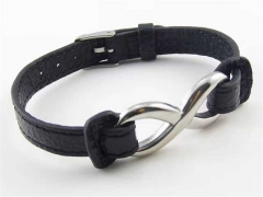HY Wholesale Leather Bracelets Jewelry Popular Leather Bracelets-HY0041B003