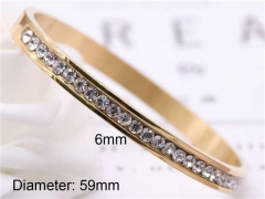HY Wholesale Bangle Stainless Steel 316L Jewelry Bangle-HY0122B038