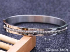 HY Wholesale Bangle Stainless Steel 316L Jewelry Bangle-HY0122B359