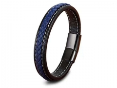 HY Wholesale Leather Bracelets Jewelry Popular Leather Bracelets-HY0130B081