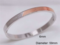 HY Wholesale Bangle Stainless Steel 316L Jewelry Bangle-HY0122B298