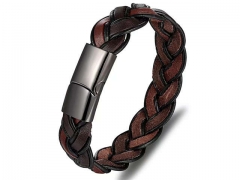 HY Wholesale Leather Bracelets Jewelry Popular Leather Bracelets-HY0130B095