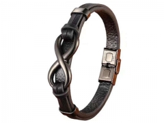 HY Wholesale Leather Bracelets Jewelry Popular Leather Bracelets-HY0130B332
