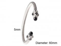 HY Wholesale Bangle Stainless Steel 316L Jewelry Bangle-HY0128B007