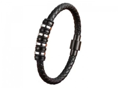 HY Wholesale Leather Bracelets Jewelry Popular Leather Bracelets-HY0130B115
