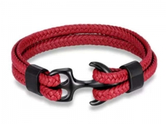HY Wholesale Leather Bracelets Jewelry Popular Leather Bracelets-HY0135B169