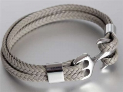 HY Wholesale Leather Bracelets Jewelry Popular Leather Bracelets-HY0133B131