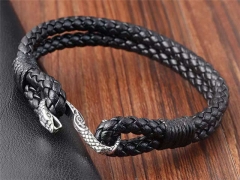 HY Wholesale Leather Bracelets Jewelry Popular Leather Bracelets-HY0133B061