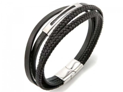 HY Wholesale Leather Bracelets Jewelry Popular Leather Bracelets-HY0058B035