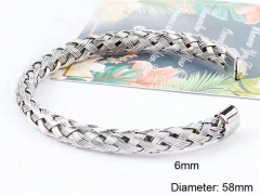 HY Wholesale Bangle Stainless Steel 316L Jewelry Bangle-HY0128B053