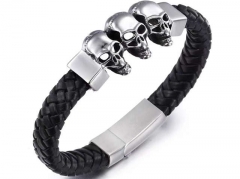 HY Wholesale Leather Bracelets Jewelry Popular Leather Bracelets-HY0135B183