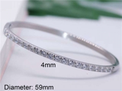 HY Wholesale Bangle Stainless Steel 316L Jewelry Bangle-HY0122B078