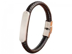 HY Wholesale Leather Bracelets Jewelry Popular Leather Bracelets-HY0130B179